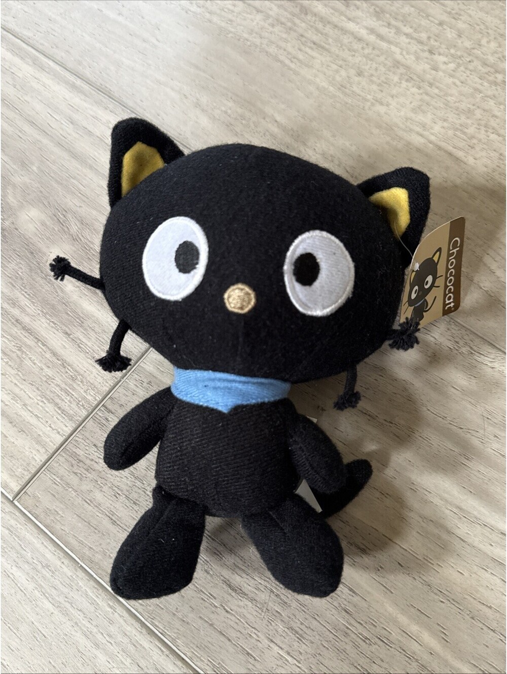 NWT Chococat Black Cat Sanrio Fiesta 1996, 2011 Plush Doll Stuffed Toy  TAG 6.5”